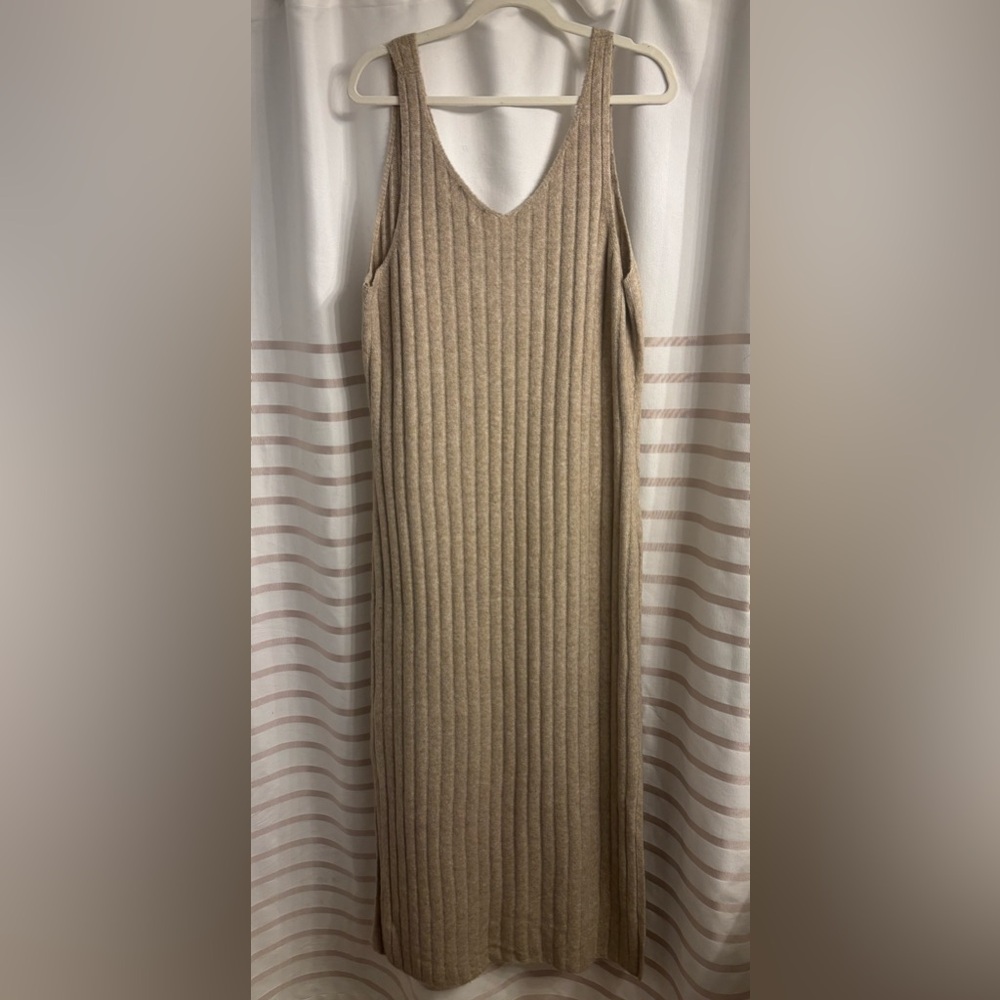 Universal Thread Camel Ribbed Knit Sweater - Picture 4 of 5